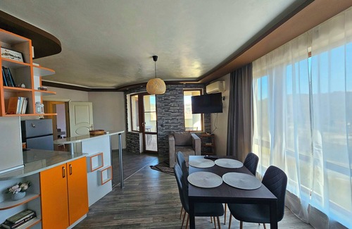 Veliko Tarnovo Apartment | Beautiful apartment with a big balcony and a great mountain view.