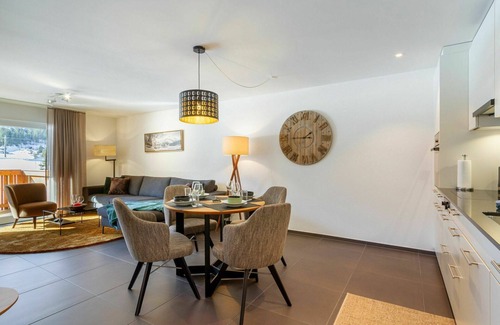 Blausee Apartment | Beautiful apartment for 4 people with WIFI, TV, balcony, panoramic view and parking