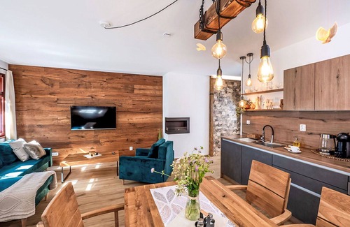 Horni Plana Apartment | Beautiful apartment for 4 guests with WIFI, terrace and pets allowed
