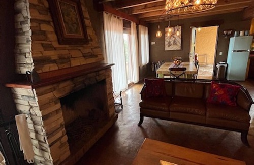 Tapalpa Cabin | Beautiful Cabin Downtown Tapalpa Oven Mud Barbecue Grill 4 Room 12 ppl TV Wifi