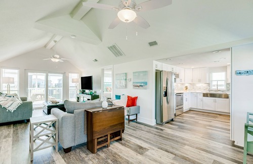 Terramar Beach House | Beautiful Home with Partial Gulf View, WiFi, Enclosed Yard, & Community Pool