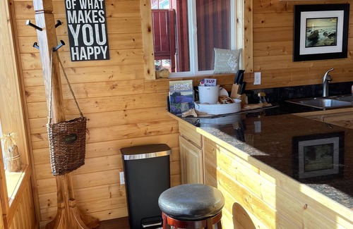 Homer Cabin | Beautiful Homer Beachside Cabins with room to park your boat