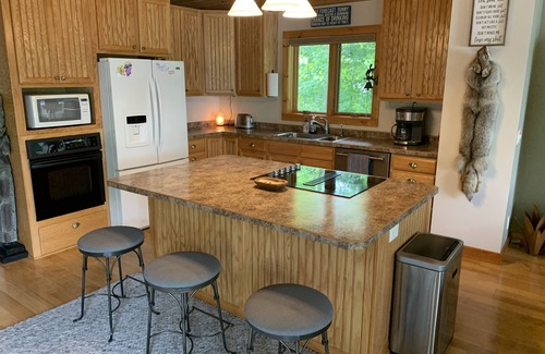Turtle Lake House | Beautiful Lake Front Wisconsin Cabin!