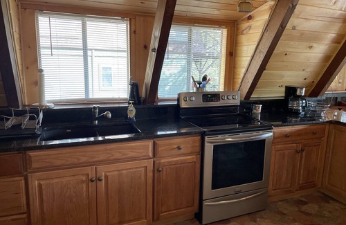 Speedwell House | Beautiful Norris Lake Front A-Frame with Private Dock in Speedwell, Tn .