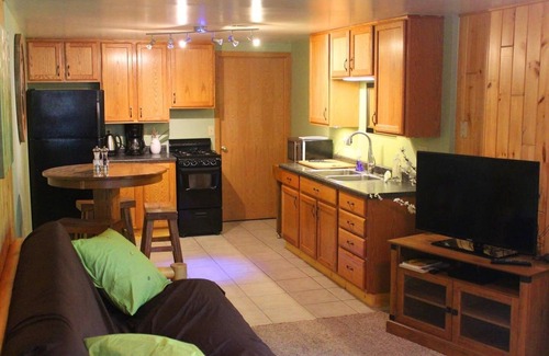 Proctor Apartment | Beautiful, private vacation space. Cabin feel right outside the city!