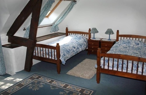Plumeliau Cottage | Beautifully restored house attached to the Manoir with heated 12 x 6 m pool