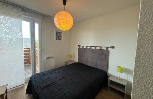 Les Angles Apartment | Bel appartement T2 cabine avec vue sur lac, balcon et parking couvert - FR-1-593-4