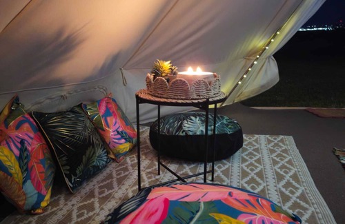 Durrington RV Rental | Bell Tent with Country View