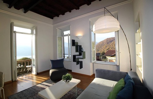 Miasino Apartment | Bellavista prestigious apartment with lake view