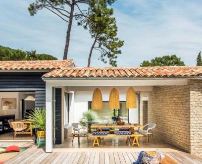 La Couarde-sur-Mer Villa | Belle villa rétaise 4 étoiles avec piscine chauffée