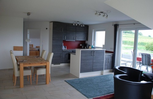 Stetten Apartment | Bellevue "Hagnau" with a view of Lake Constance and the Alps