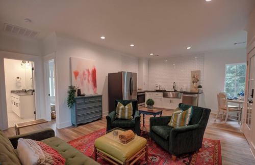 Benton Apartment | Benton Hideaway - walking distance to downtown, one minute to interstate.