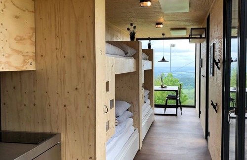 Schoeneck House | BERGHEIM Container Lofts, Holidays directly in the Ski & Bikewelt, Container "Drop"