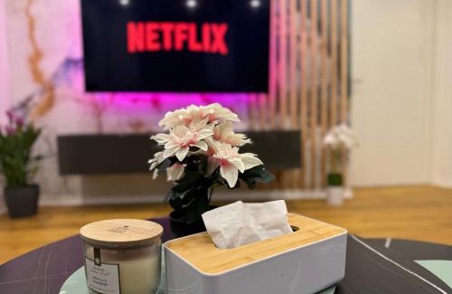 Nidderau Apartment | Best Central Apartment - am Marktplatz - Up to 5 - Next to Frankfurt and Hanau - Coffee and Snacks - Netflix, Prime, Disney