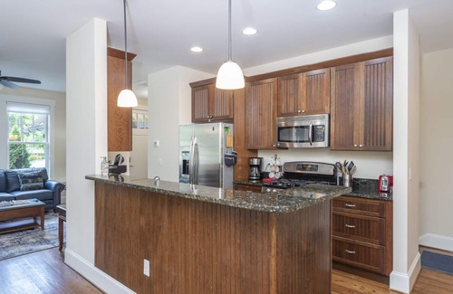 Cheshire House | Best of Times | Mountain View, Covered Porch & 5 Min. to Downtown Black Mtn!