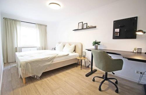 Jena-Zentrum Apartment | Blossfeld-Apartments XL-Ferienwohnung Jena Zentrum, 2 Schlafzimmer, W-Lan, Waschtrockner, inkl kostenlosem Parkplatz