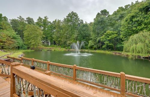 Andrews House | Blue Ridge Mountain-View Cabin with Hot Tub and Deck!