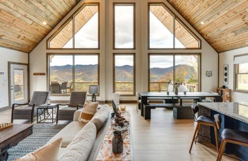 Andrews House | Blue Ridge Mountain-View Cabin with Hot Tub and Deck!