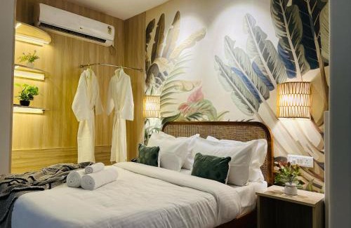 Gurugram Apartment | BluO Penthouse #staycation Bathtub, Terrace Garden