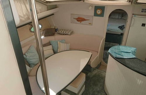 Cap d'Agde Boat Rental | Boat 'Bateau Pause' with Sea View and Private Terrace