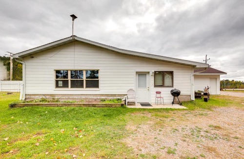 Rhinelander House | Boat Dock and Fire Pit Lakefront Monico Home!
