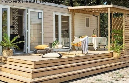 Vernioz House | Bontemps Campsite* - Mobile home Family Luxury Premium 3 rooms 4 people Air-conditioned Jacuzzi