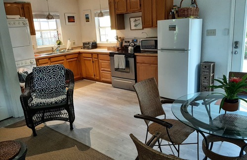 Gillespie Park Cottage | 🦩Book Me Baby! Pool, Pet-Friendly Paradise Near Downtown Sarasota🦩