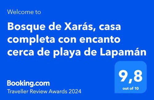Marin House | Bosque de Xarás, casa completa con encanto cerca de playa de Lapamán