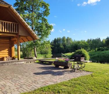 Amata Municipality House | Brīvdienu māja ar pirti "Strautkalni"