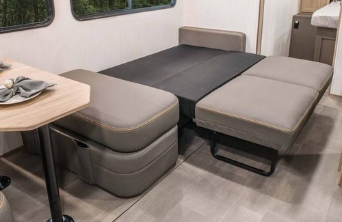 Cambridge House | Brand new 2024 bunkhouse model, perfect for family camping. Sleeps 6-8