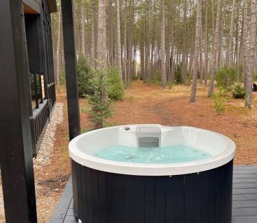 McMurrich/Monteith Villa | Brand New Black Fox Cabin with Private Nordic Spa