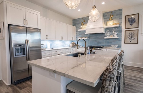 Key Allegro House | Brand New Key Allegro Rockport Home! Private Pool, Sleeps 12, Large Canal Dock!