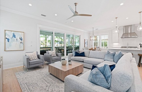 Village of Sugar Beach House | Brand NEW! LSV, Pool, 4 Bikes, Pet Friendly, Steps to the Beach!