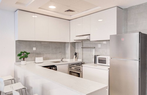 Discovery Gardens Apartment | Brand New Modern Two Bedroom by The Metro