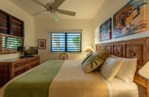 West End Village Hotel | Breathtaking Sunset at Our Beach Front Stay | Living Area & Private Patio