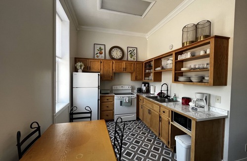 Mammoth Spring Apartment | Brickhaven Loft on Historic Main Street - walk to Spring River, State Park, more