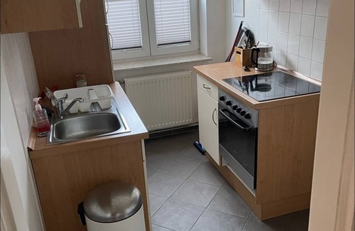 St Lorenz Apartment | Bright 2 room apartment with a terrace facing the park-like garden