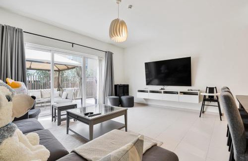 Dubai Villa | Bright and Airy 2BR, Family-Friendly with Pool and Gym