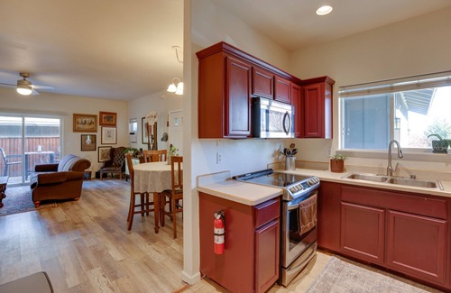 Old Farm District House | Bright Bend Home w/Patio < 3 Mi to Downtown!