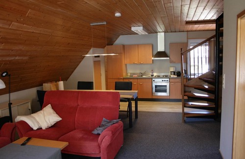 Warsingsfehn Condo | Bright, friendly apartment with balcony for rent