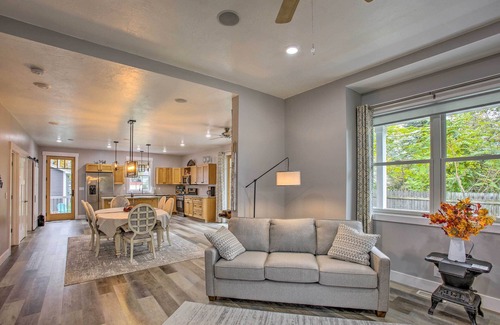 Ludington Apartment | Bright Lower-Level Unit ~ 1 Mi to Lake Michigan