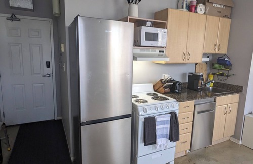 Downtown Edmonton Apartment | Bright spacious loft located near Ice and Arts district downtown Edmonton