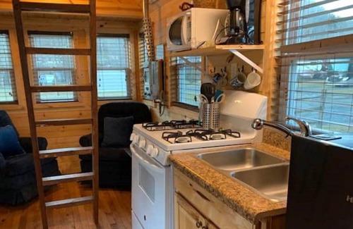Newland Cabin | Buck Hill Tiny Home Cabin w/Mountain & Water Views