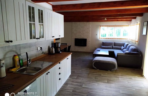 Svahova House | Bungalow with the outdoor pool and fitness equipment