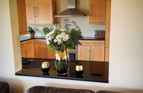 Ebford House | BUNNY BARN: Magnificent views, hot tub, tennis court, 6 acres, wild bunnies.