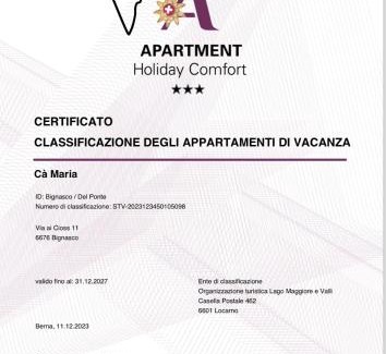 Foroglio Apartment | Cà Maria