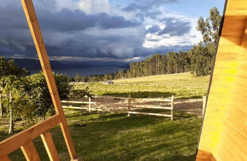 Guatavita Cabin | Cabin with the best view of the Tomine reservoir and the mountains
