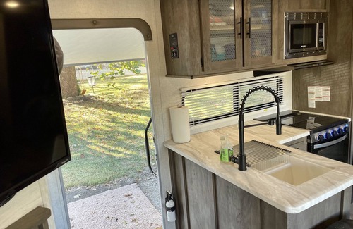 Emporia House | Camp in town or at a nearby campsite! 2020 Salem 33 ft Camper