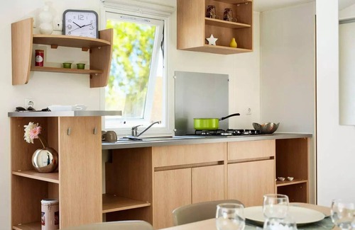 Saint-Pierre-d'Albigny House | Camping du Lac de Carouge * - Mobile home 2 bedrooms + Terrace 6 people