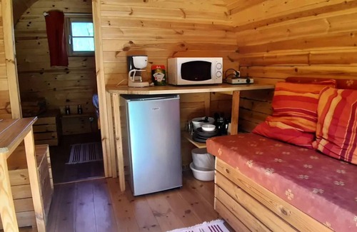 Arlebosc House | Camping du Viaduc* - Barrel 1 Room 2 People Without Sanitary